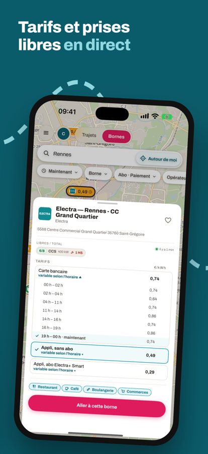 Prix et prises en direct